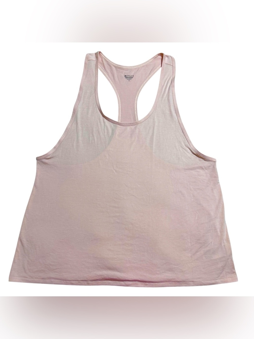 Athleta Women’s Racer Back Tank Top In Pink Lightweight Sz.L Athlesiure Active